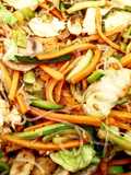 Verdure e pollo orientali