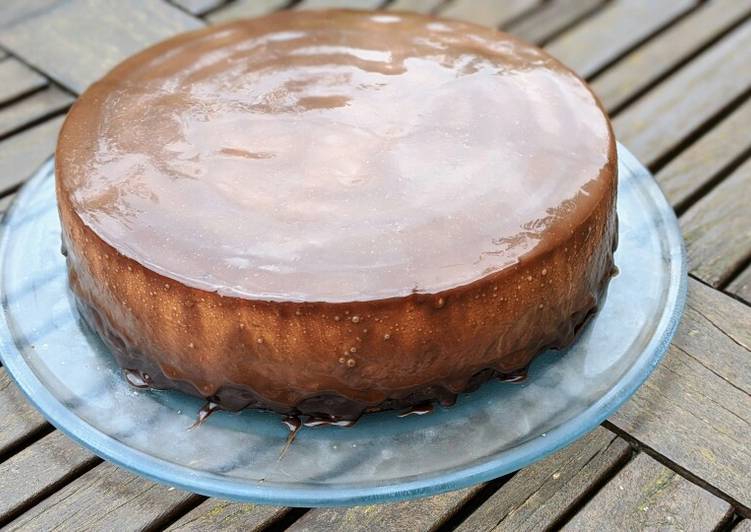 Gâteau entremet chocolat poire