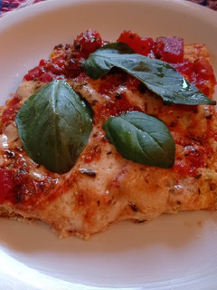 Una foto de Pizza con "masa" de ricota