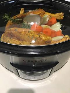 Una foto de Pollo en Olla Lenta
