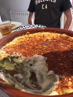 Una foto de Macarrones gratinados de trigo sarraceno con brócoli y anchoa