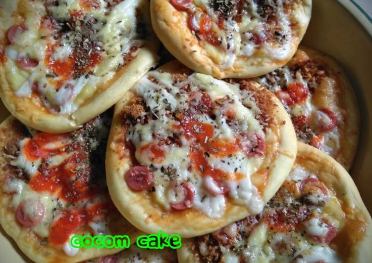 Resep Pizza mini mozarella, Enak