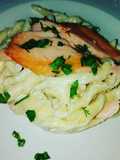 Trofie con salmone