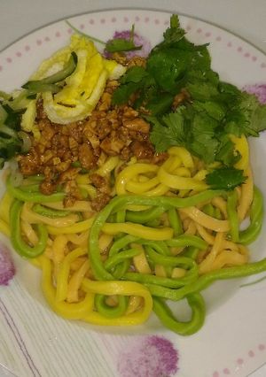 雞蛋麵條之炸醬麵 的食譜成品照片