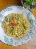 Mi goreng nyemek labu Siam