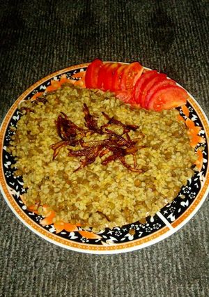 صورة لوصفة مجدرة البرغل