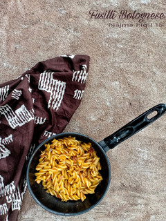 Foto resep Fusilli Bolognese
