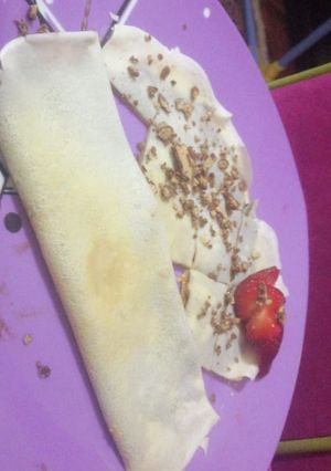 صورة لوصفة كريب نيوتيلا