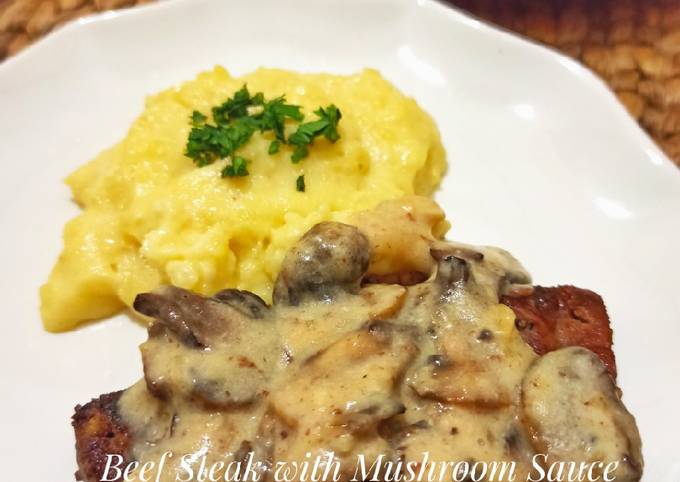 Resep Wagyu Beef Steak With Mushroom Sauce Oleh Rosa Redia Cookpad 0595