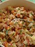 Ensaladilla rusa con marlin ahumado. ॐ