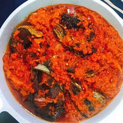 A picture of Fried fish stew.