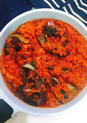 A picture of Fried fish stew.