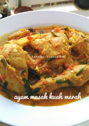 Foto resep Ayam Masak Kuah Merah (Bisa untuk Menu DEBM) #rabubaru