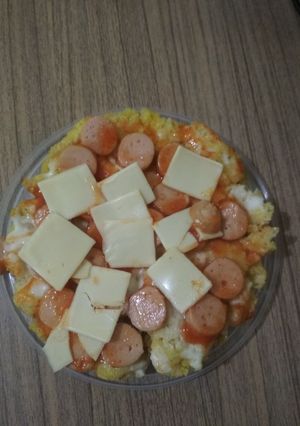 Foto resep Pizza roti (rice cooker)