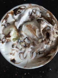 வெண்ணிலா சாக்லேட் ஃபட்ஜ் ஐஸ்கிரீம்(vanilla chocolate icecream recipe in tamil) செய்முறை முக்கிய புகைப்படம்