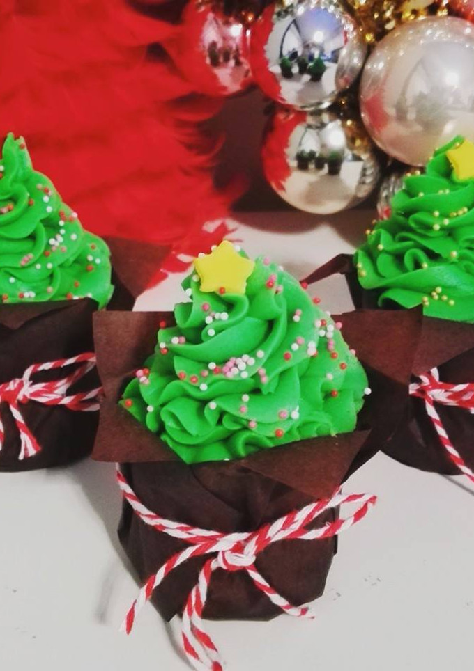 Una foto de Cupcakes de manzana especiada