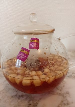 Une photo de Thé glacé à la banane 🍌
