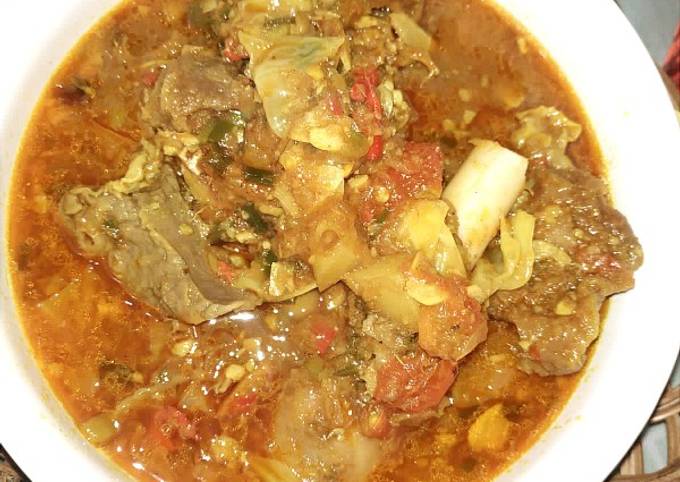 Cara bikin Tongseng kambing Cara bikin Tongseng kambing