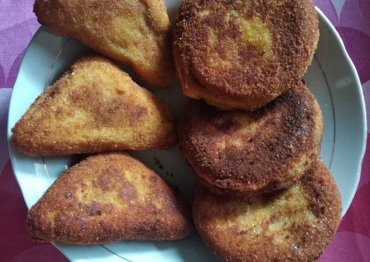 Resep 13. 🍞 Roti Tawar Goreng isi beef cheese &amp; choco banana 🍞 Bikin Manjain Lidah