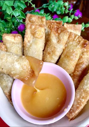Foto resep Pangsit Goreng Isi Pisang