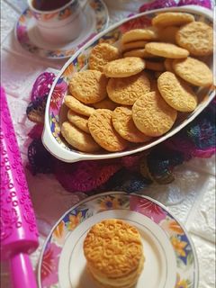 صورة لوصفة بسكوت الشاي الساده