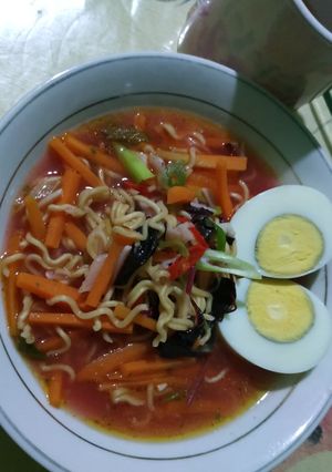 Foto resep Mi kuah sayur