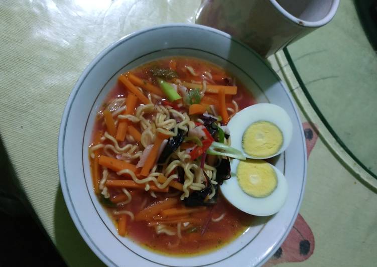 Mi kuah sayur