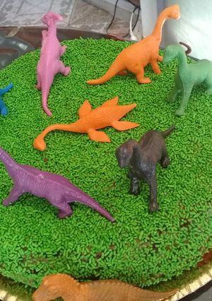 Una foto de Torta de Dinosaurios~