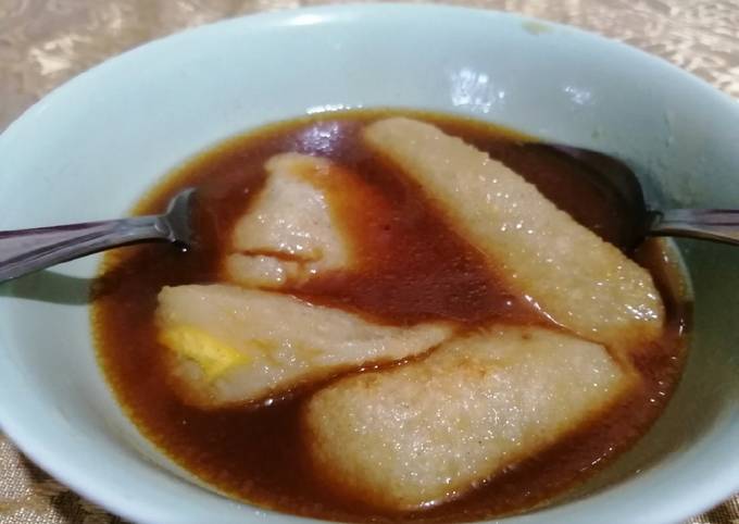Langkah Mudah untuk Menyiapkan Pempek Dos tanpa ikan, cuko resep dapur sendiri.. Yummy 🤩👌 yang Bikin Ngiler