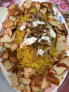 صورة لوصفة فتة شاورما
