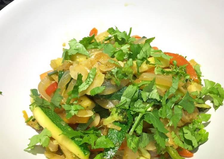 Verduras sabrosas al wok light