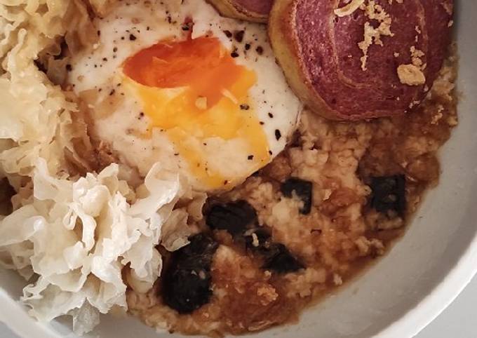 Cara Membuat Savory nori oatmeal porridge yang Menggugah Selera