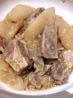 A picture of Beef with Radish.