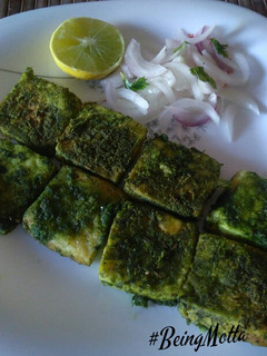 पालक- पनीर टिक्का (Palak paneer tikka recipe in hindi) रेसिपी मुख्य फोटो