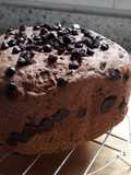 Pan de centeno y chocolate en panificadora