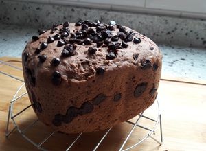Una foto de Pan de centeno y chocolate en panificadora