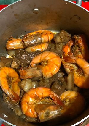 Hình của món Thịt Heo Kho Tôm.
