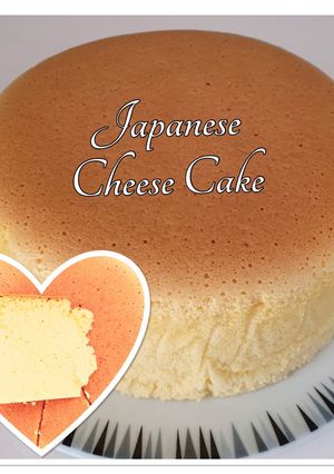 Foto resep Japanese cheese cake
