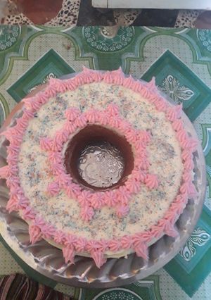 صورة لوصفة كيكه بالكريمه الجاهزه