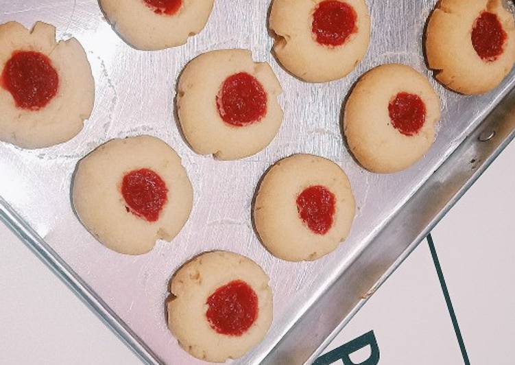 Resep Thumbprint Cookies, Enak Banget