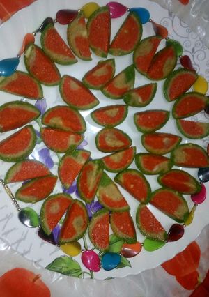 A picture of Watermelon cashew delights.