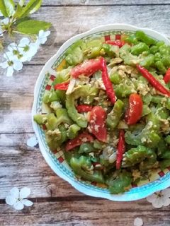 Foto resep Tumis sayur pare