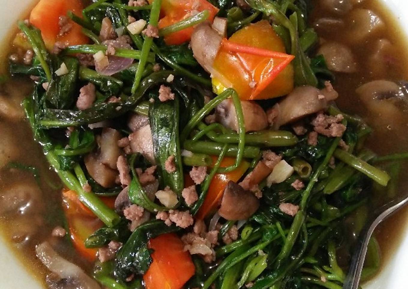 Kangkung ca sapi jamur