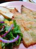 Filete de pescado frito
