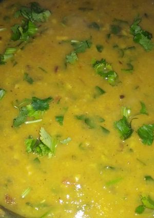 A picture of Methi dal fry.