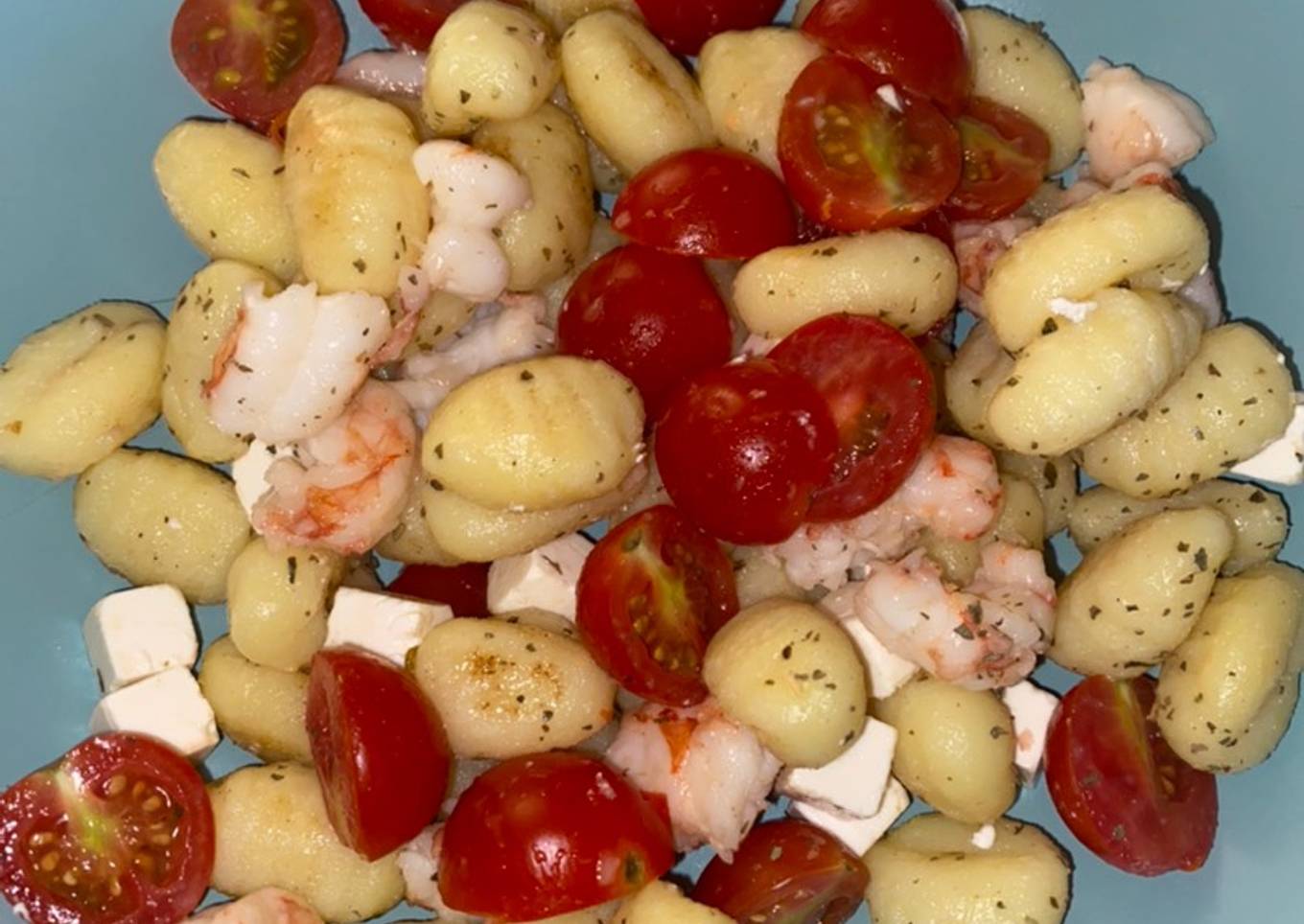 Ensalada de ñoquis