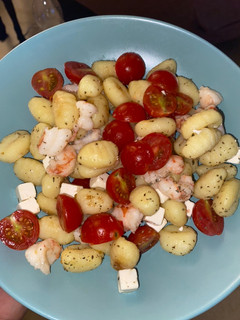 Una foto de Ensalada de ñoquis