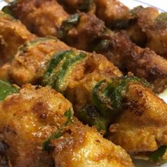 A picture of Chicken stick boti.