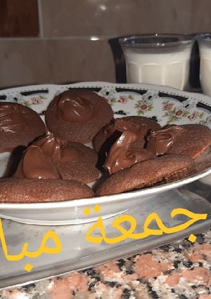 صورة لوصفة كوكيز (بسكويت) كريمة الشوكولاته نوتيلا