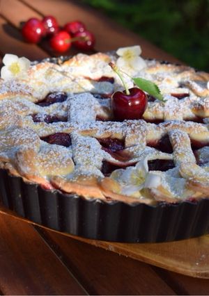 Cseresznye pite 🥧 recept fotója